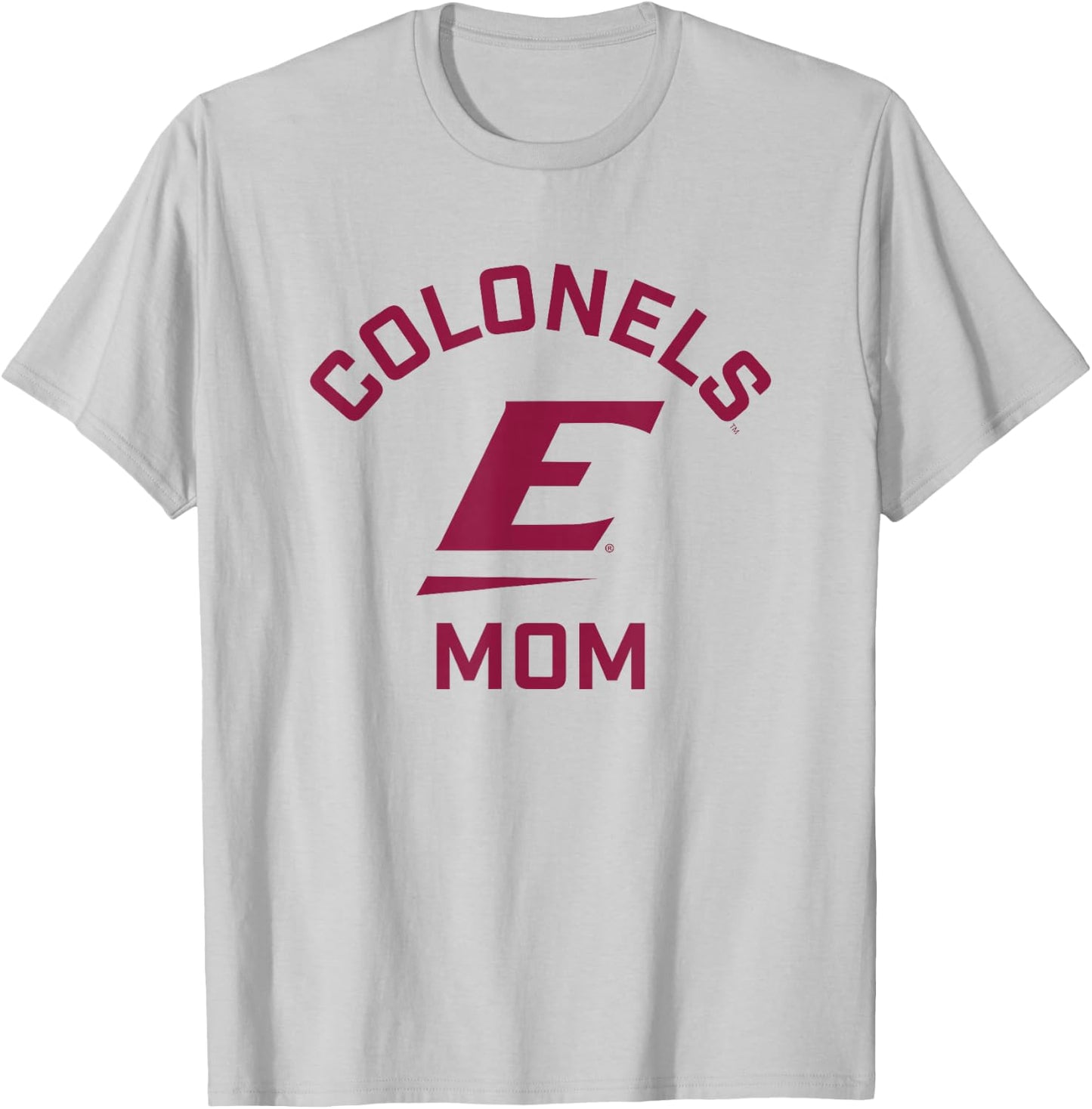 Eastern Kentucky University EKU Colonels Arched Mom T-Shirt - T-Shirt | Ash