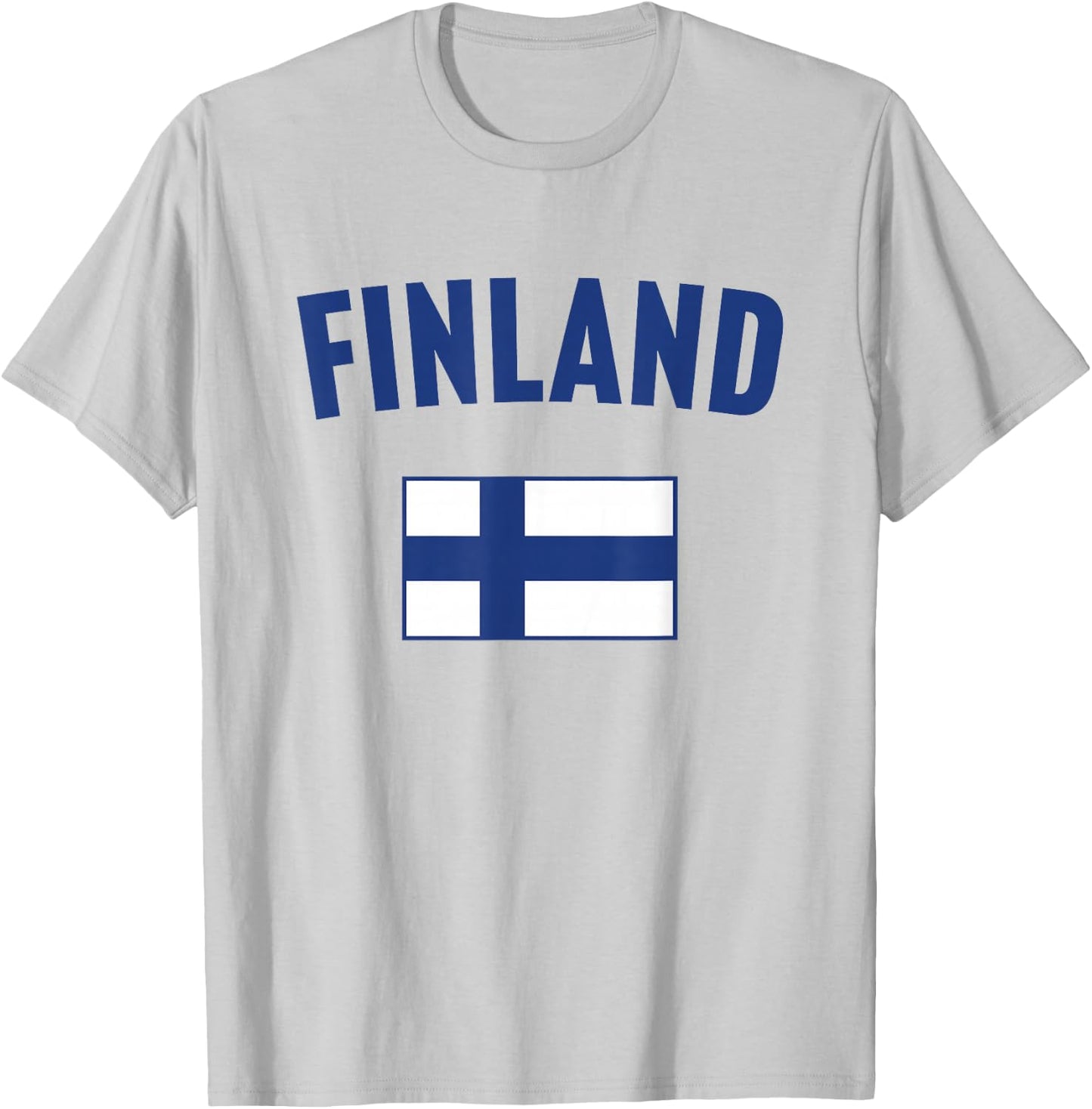 Country Flags Finland Flag , Small, White T-Shirt - T-Shirt | Ash