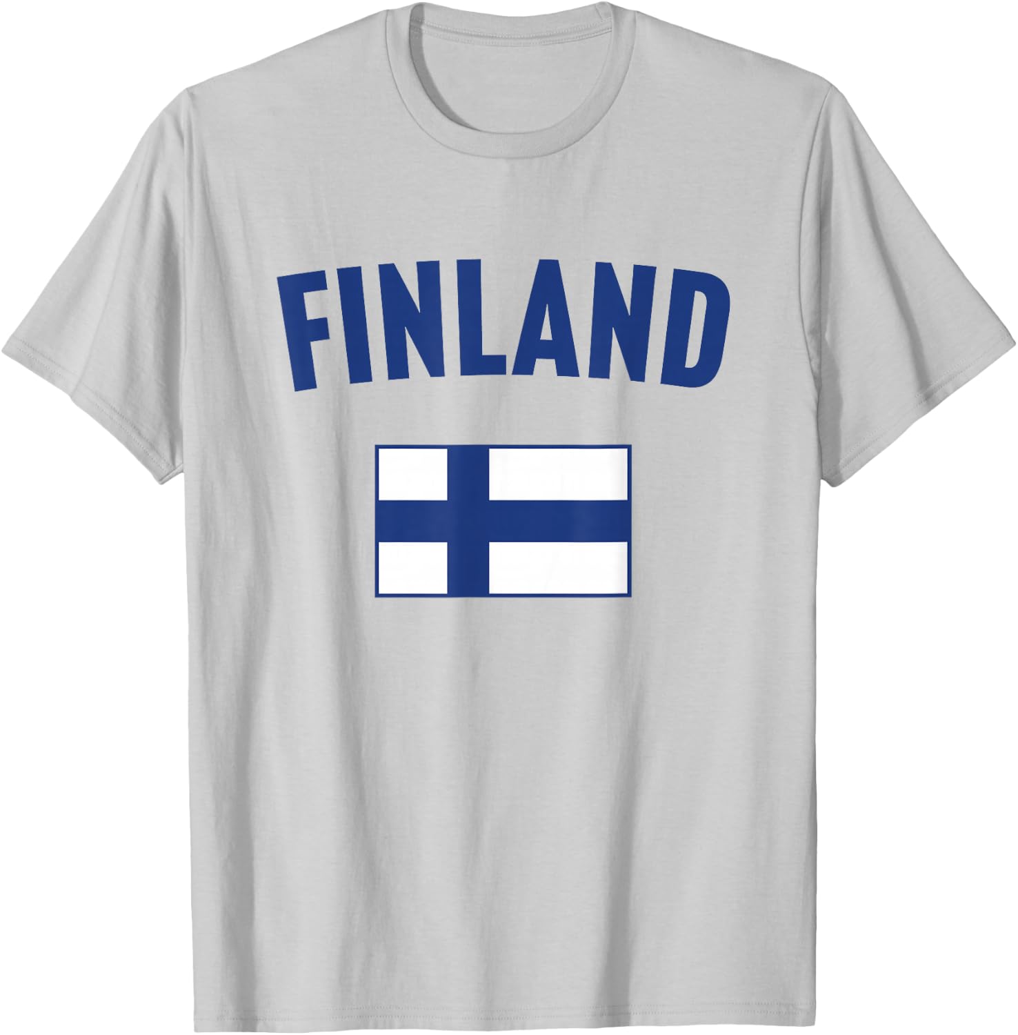 Country Flags Finland Flag , Small, White T-Shirt - T-Shirt | Ash