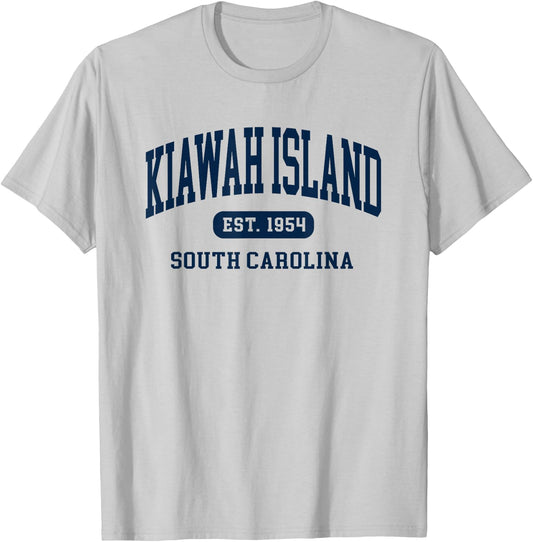 Kiawah Island South Carolina Retro Est 1954 Vintage Souvenir T-Shirt - T-Shirt | Ash
