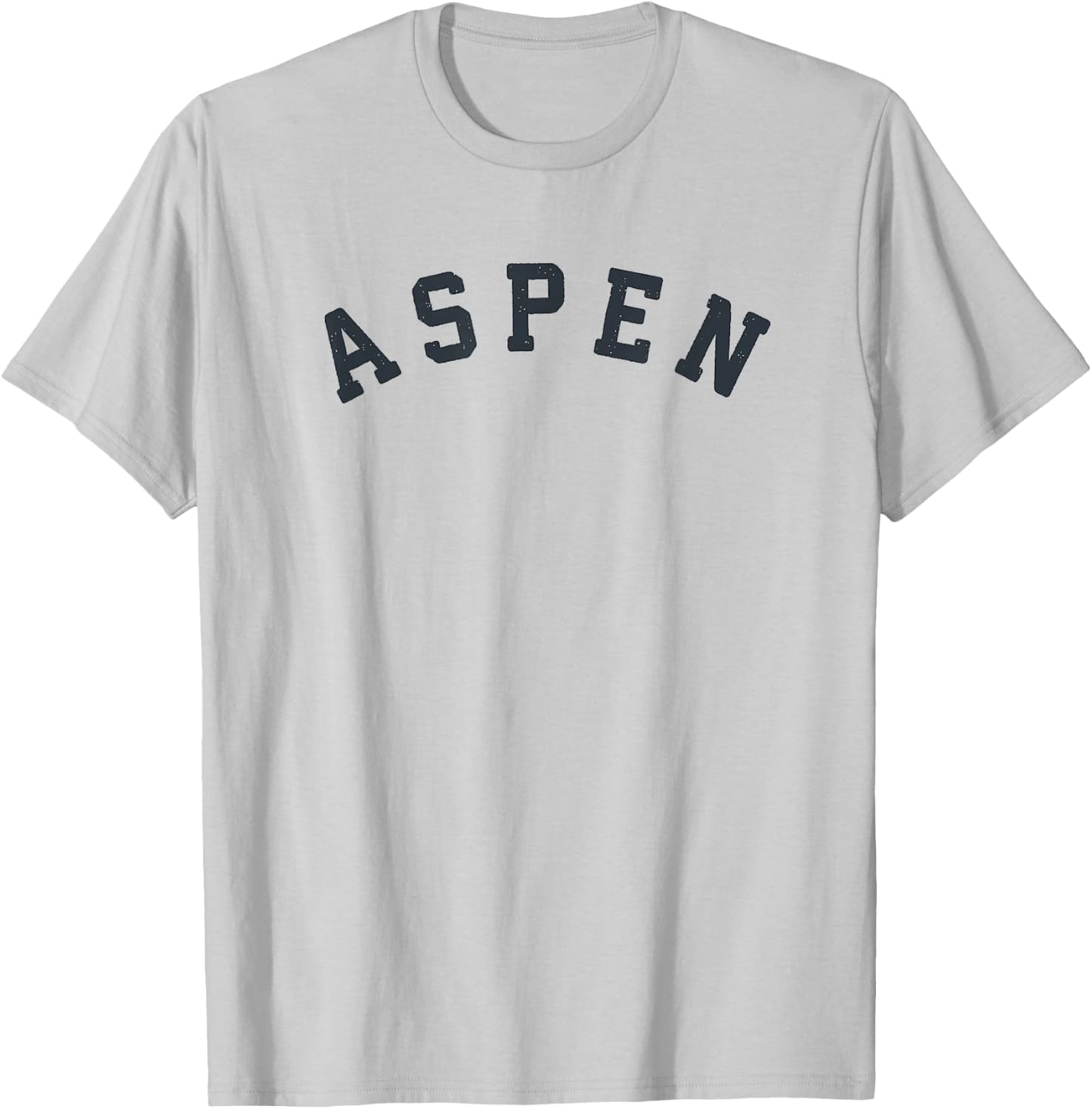 Vintage Aspen T Shirt / Old Retro Aspen Sports Gift Shirt T-Shirt - T-Shirt | Ash