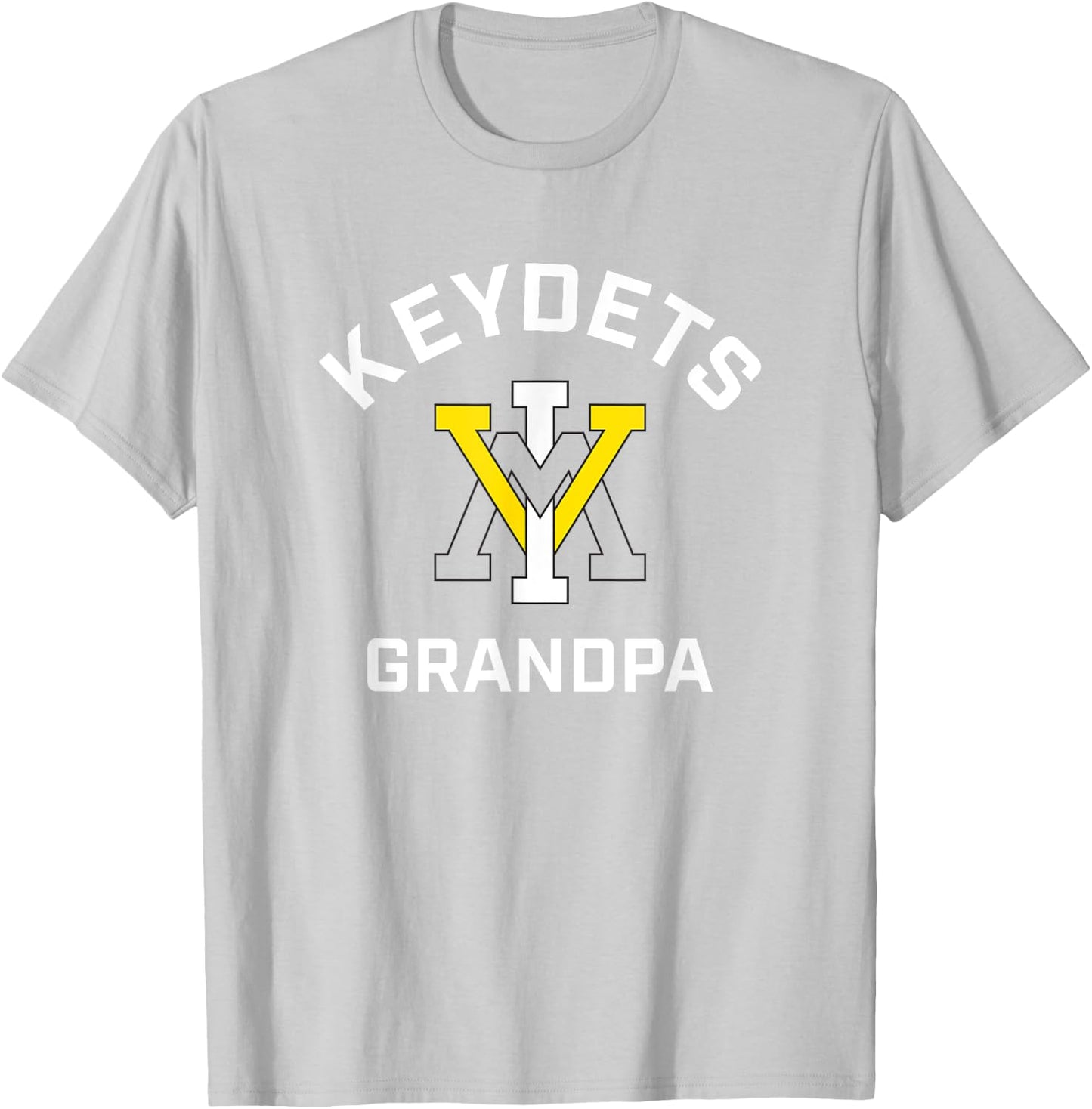 Virginia Military Institute VMI Keydets Arched Grandpa T-Shirt - T-Shirt | Ash
