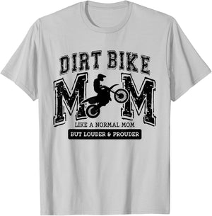 Dirt Bike Mom Women Motocross Proud Moto Dirt Bike Mama T-Shirt - T-Shirt | Ash