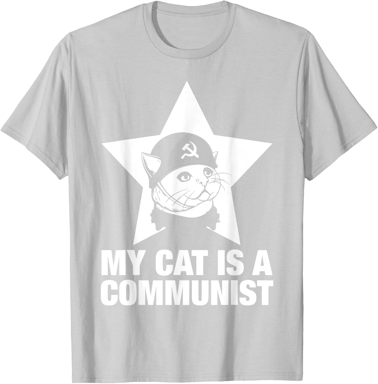 My Cat Is A Communist Women T-Shirt - T-Shirt | Ash