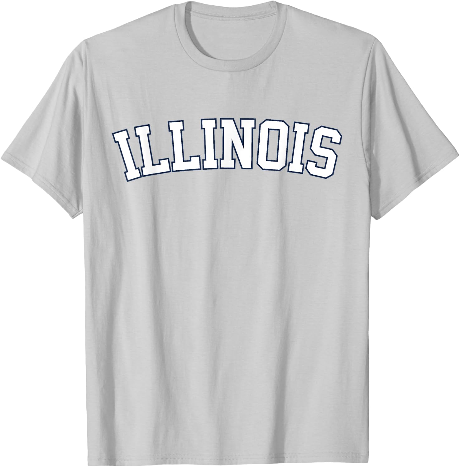 Retro Illinois Vintage Illinois Orange Blue Classic Look T-Shirt - T-Shirt | Ash