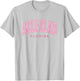 Amelia Island Florida Retro Preppy Throwback Pink Girls T-Shirt - T-Shirt | Ash