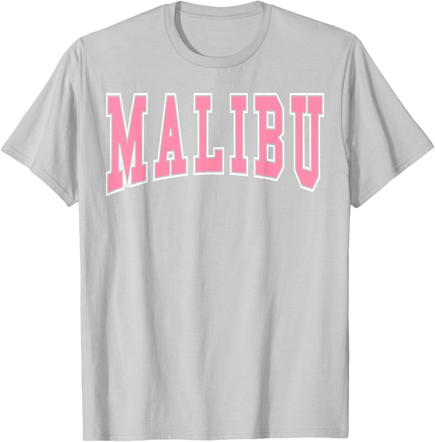 Preppy Varsity Pink Malibu California Teen Girls T-Shirt - T-Shirt | Ash