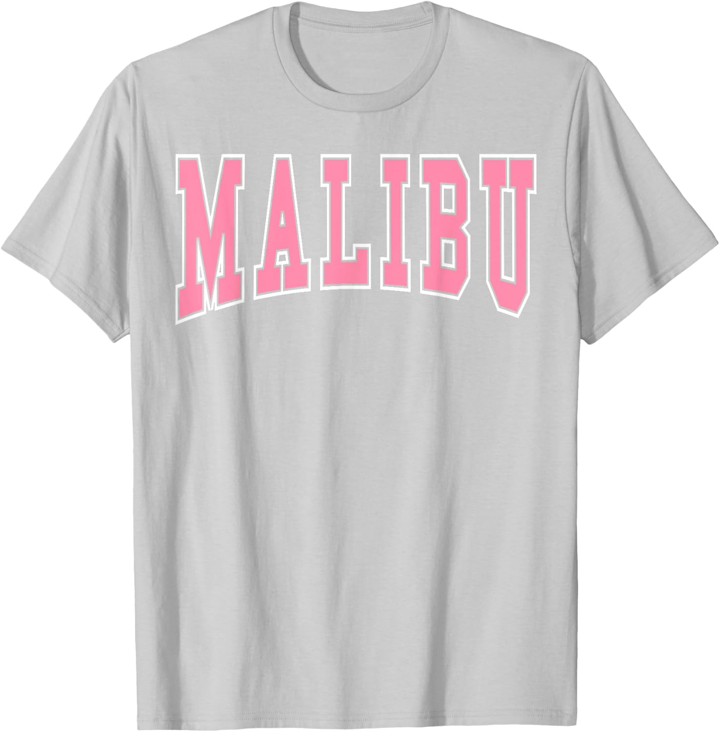 Preppy Varsity Pink Malibu California Teen Girls T-Shirt - T-Shirt | Ash