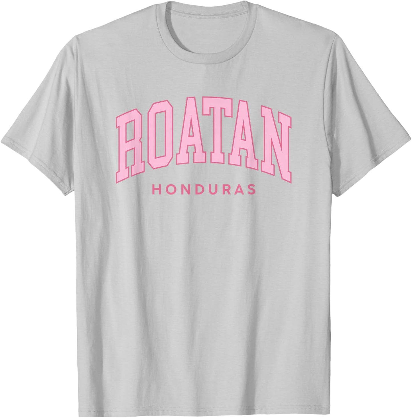 Vintage Roatan Honduras Pink Retro Preppy Throwback T-Shirt - T-Shirt | Ash