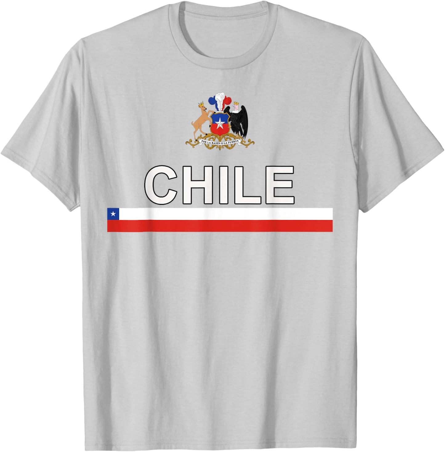 Chile Sports Game T-Shirt - T-Shirt | Ash