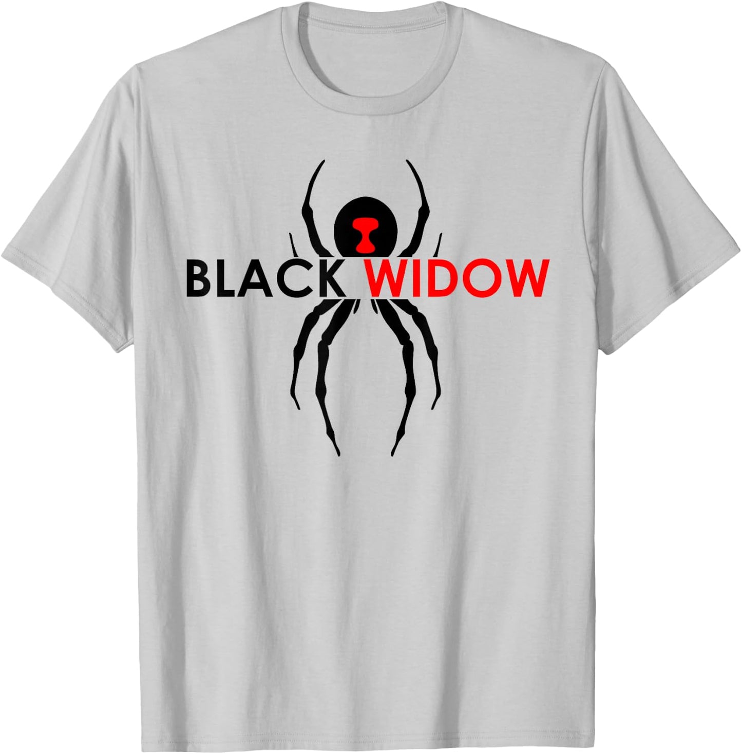 Black Widow Spider Gift T-Shirt - T-Shirt | Ash