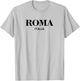 Roma Italia Retro Preppy Italy Girls Rome Souvenir T-Shirt - T-Shirt | Ash
