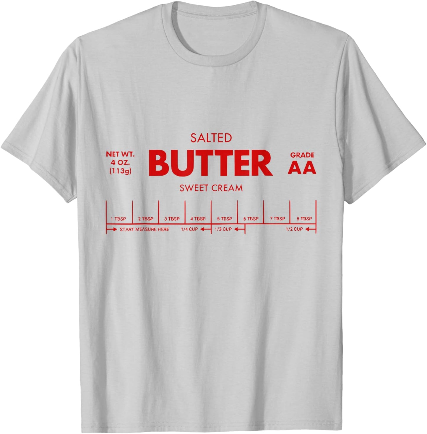 Butter Stick - Funny Salted Butter Baking Gifts T-Shirt - T-Shirt | Ash