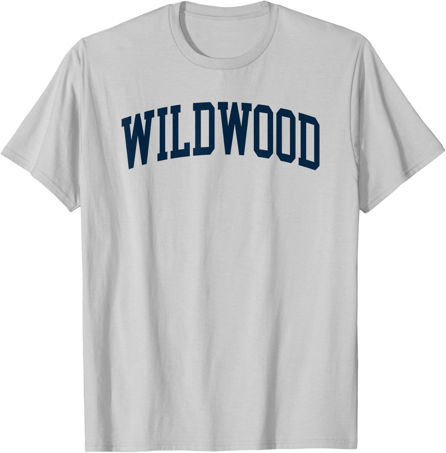 Wildwood New Jersey NJ Retro Preppy Throwback T-Shirt - T-Shirt | Ash