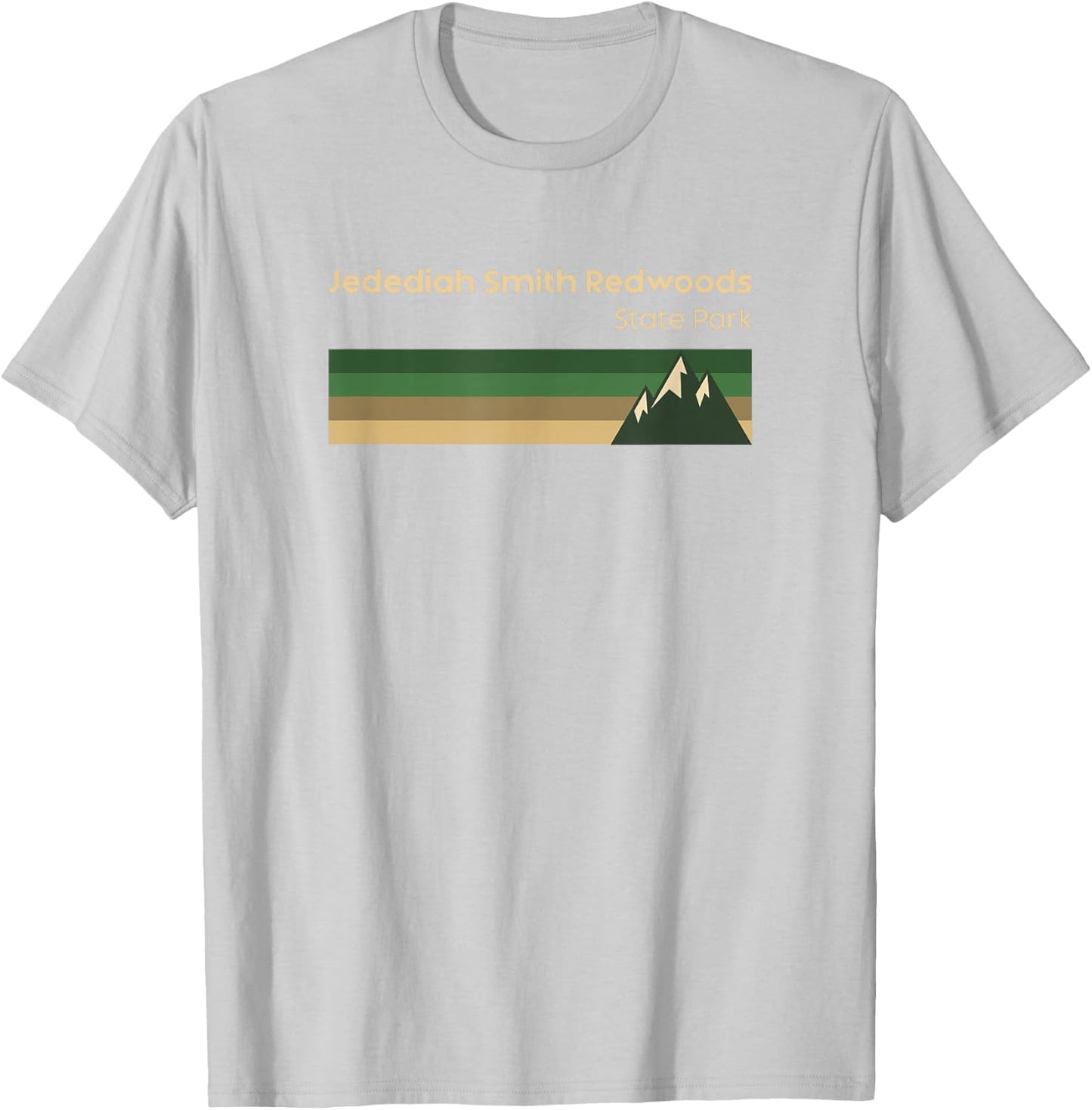 Jedediah Smith Redwoods State Park California Vintage T-Shirt - T-Shirt | Ash