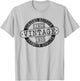 Vintage Since 1935, Rustic Style Born In 1935 Birthday Gifts T-Shirt - T-Shirt | Ash