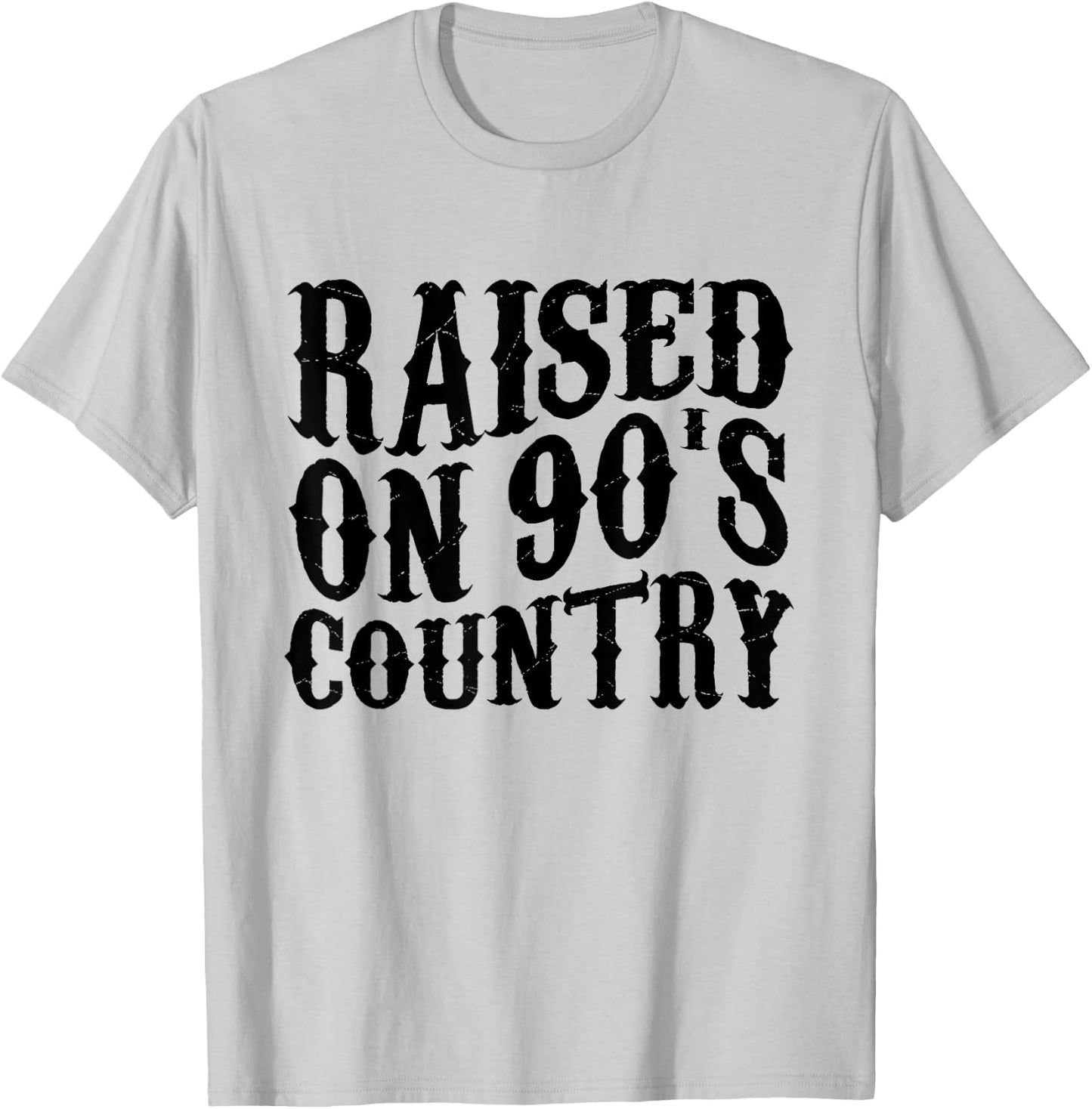 Raised On 90’s Country Music Shirt Vintage T-Shirt - T-Shirt | Ash