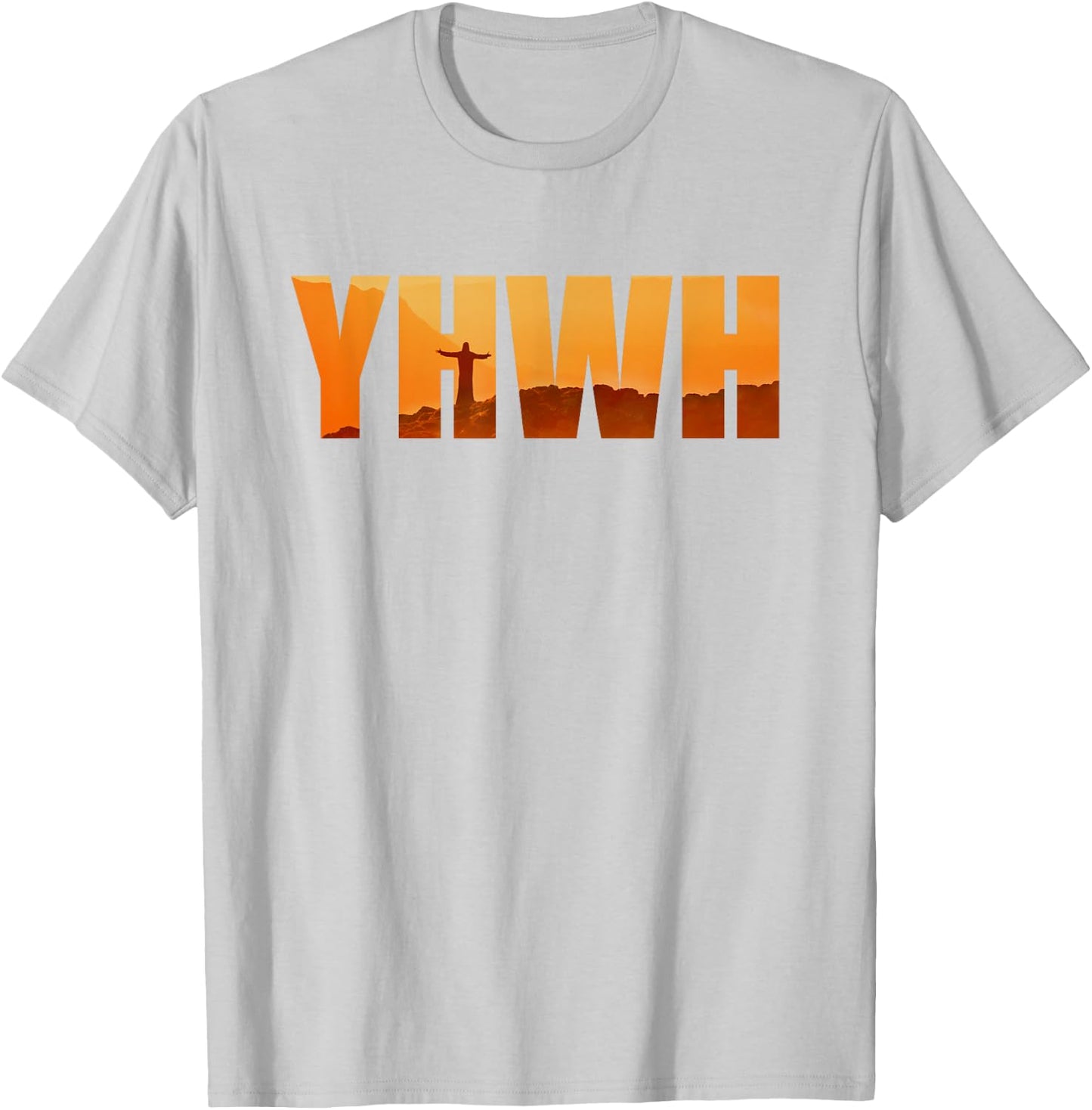 YHWH – Tetragrammaton Hebrew Name of GOD Yahweh Faith T-Shirt - T-Shirt | Ash