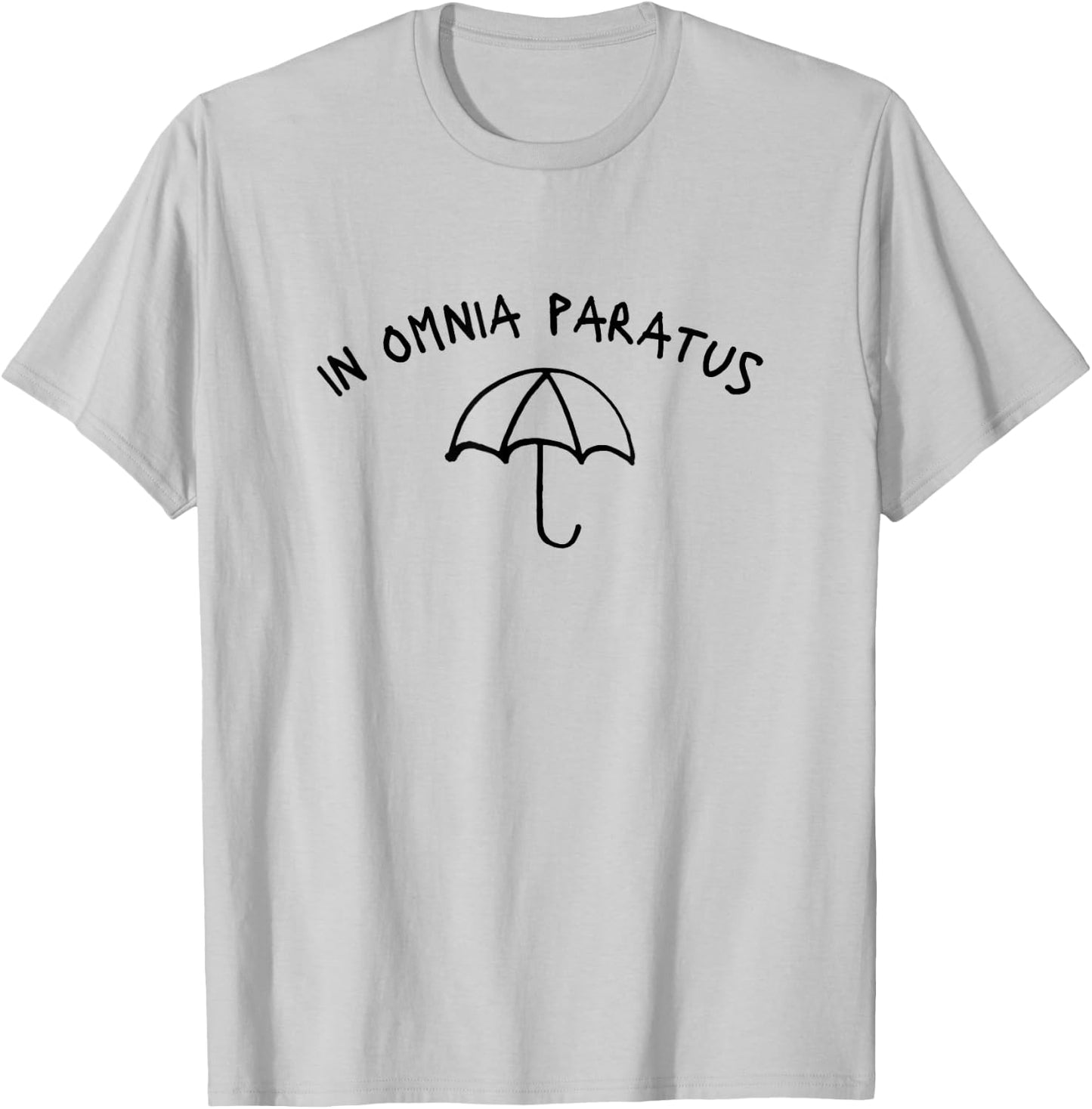 In Omnia Paratus , Small, Grey T-Shirt - T-Shirt | Ash