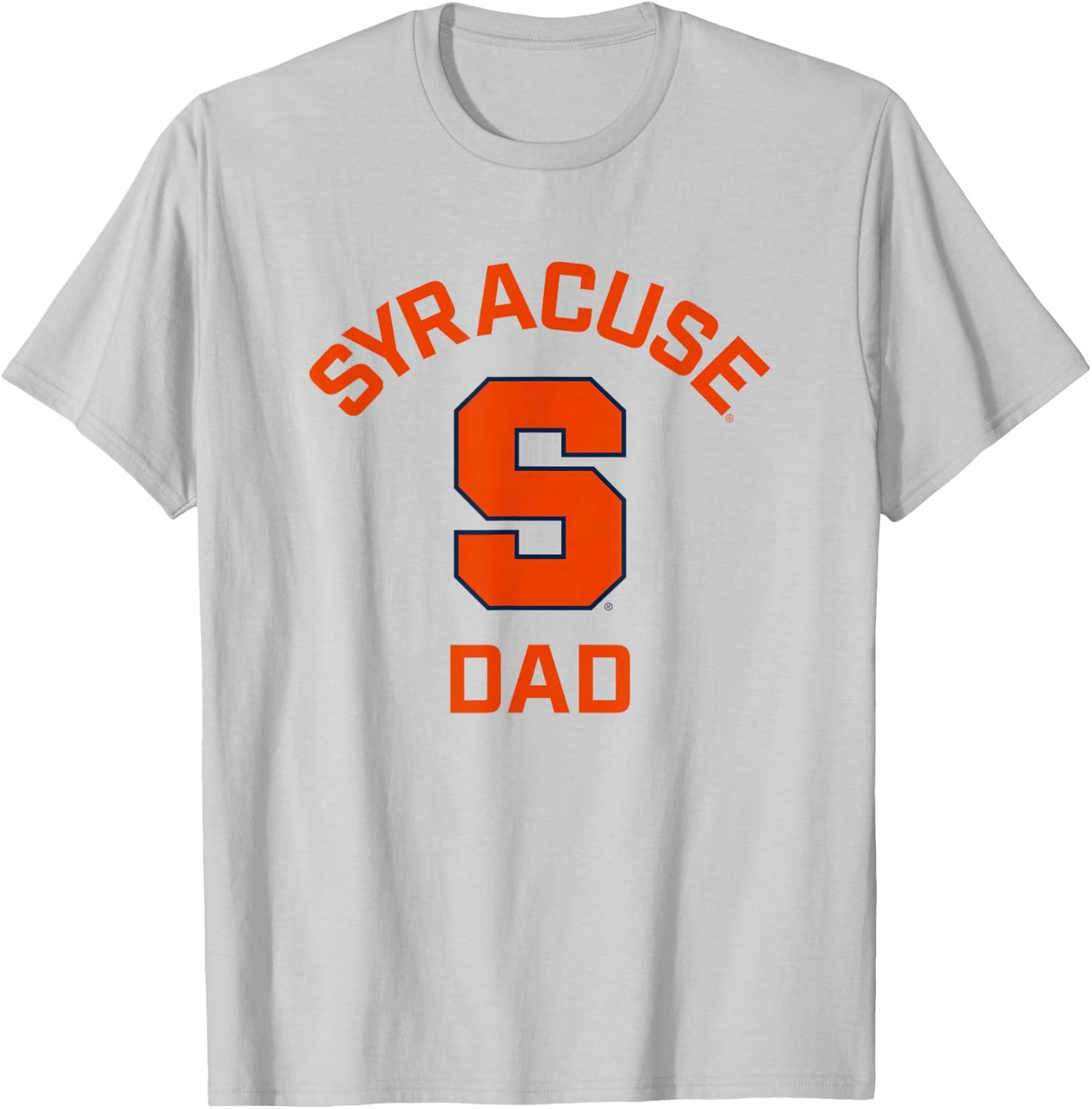 Syracuse University Orange Arched Dad T-Shirt - T-Shirt | Ash