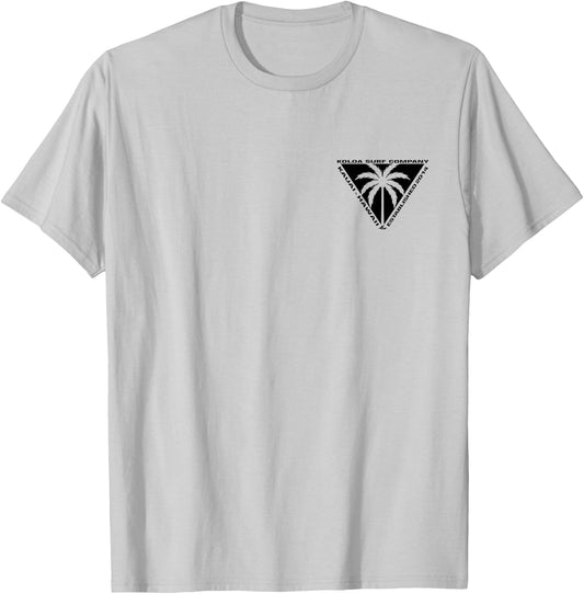 Koloa Surf Triangulated Palm Logo Lightweight, Graphic T-Shirt - T-Shirt | Ash