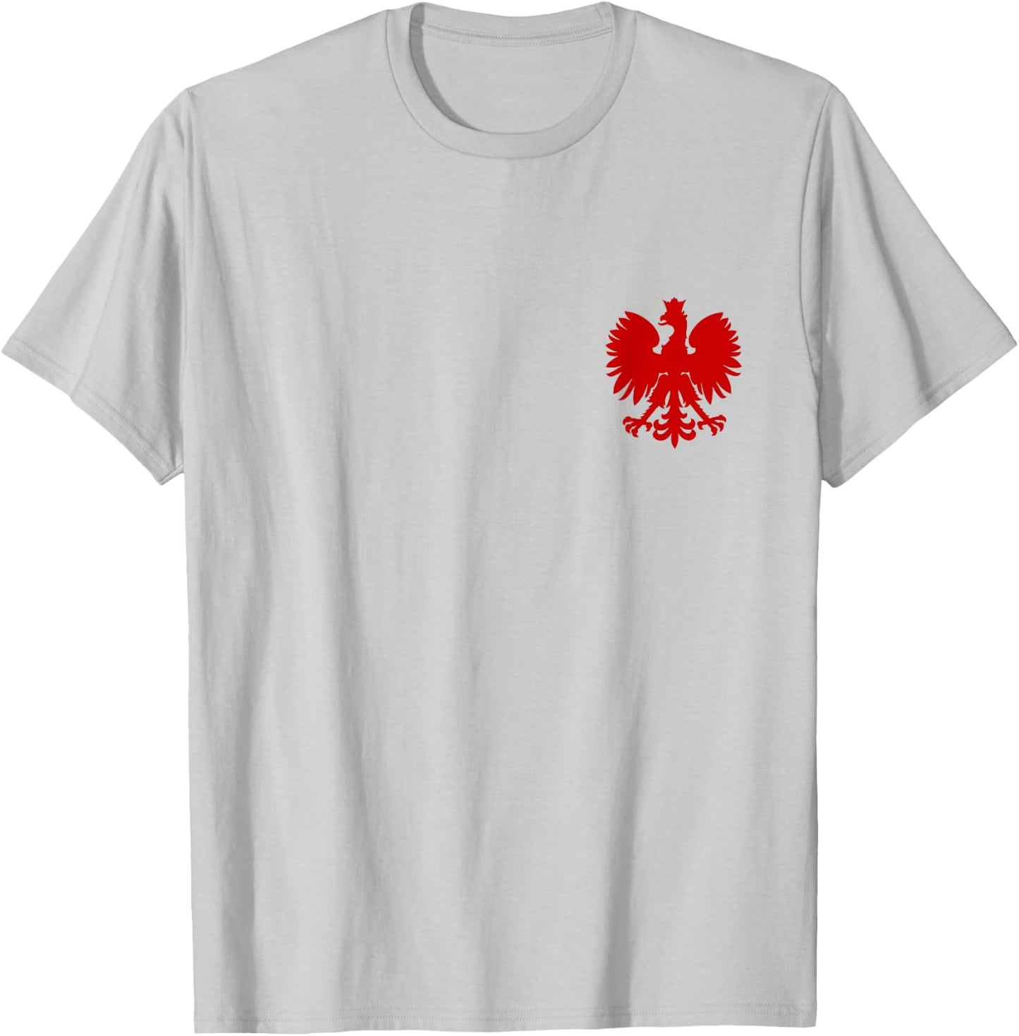 Poland Flag Pride Eagle Polish Roots Polska T-Shirt - T-Shirt | Ash