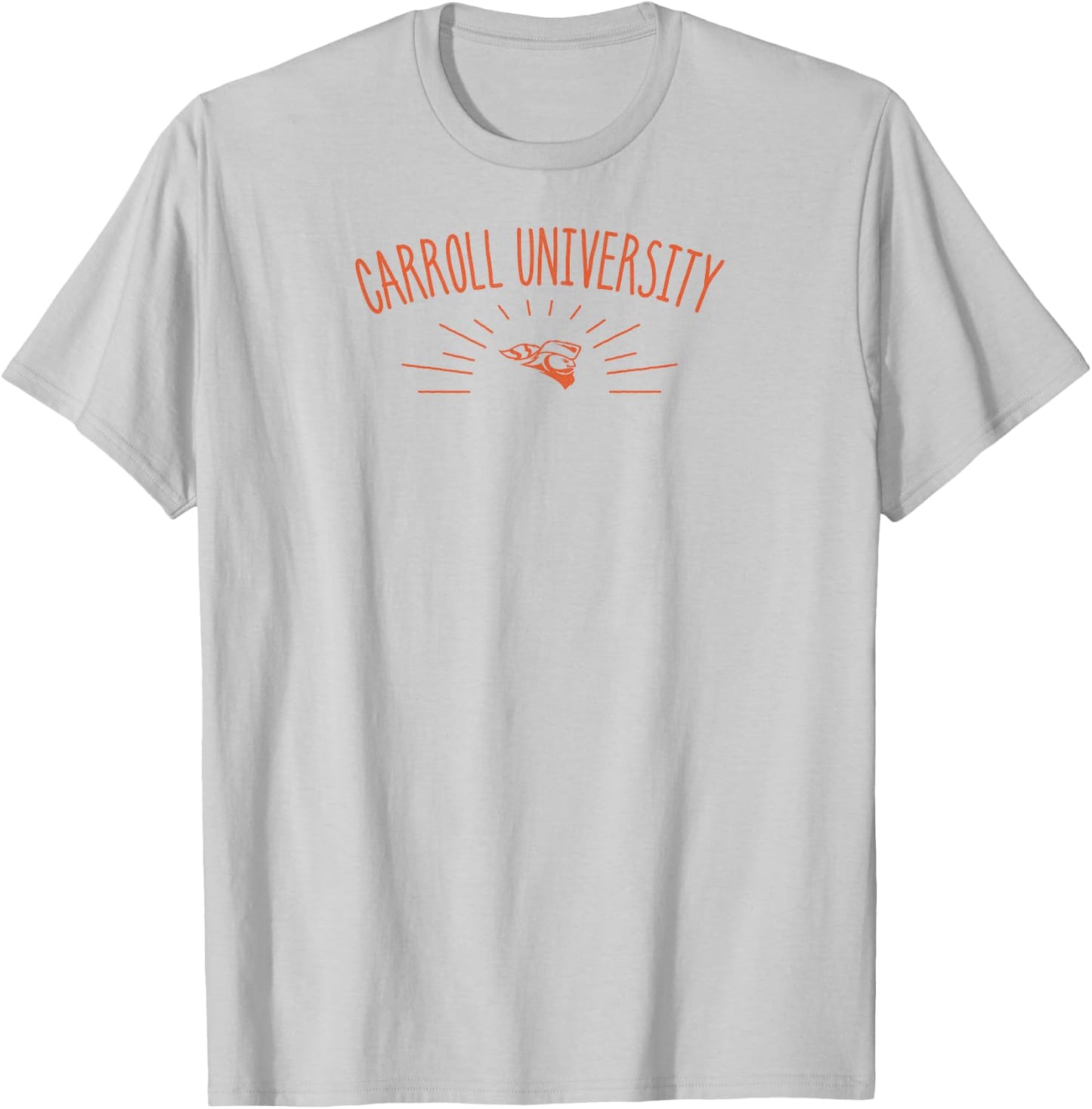Carroll Pioneers Burst White Officially Licensed T-Shirt - T-Shirt | Ash