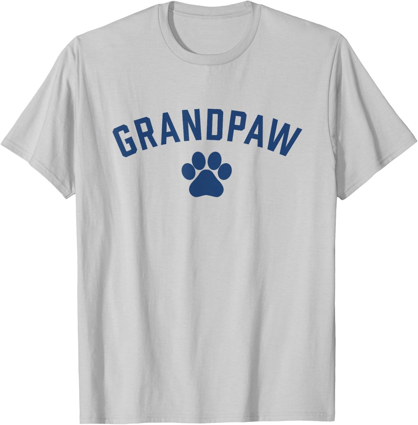 Grandpaw Dog Grandkids Funny Grandpa T-Shirt - T-Shirt | Ash