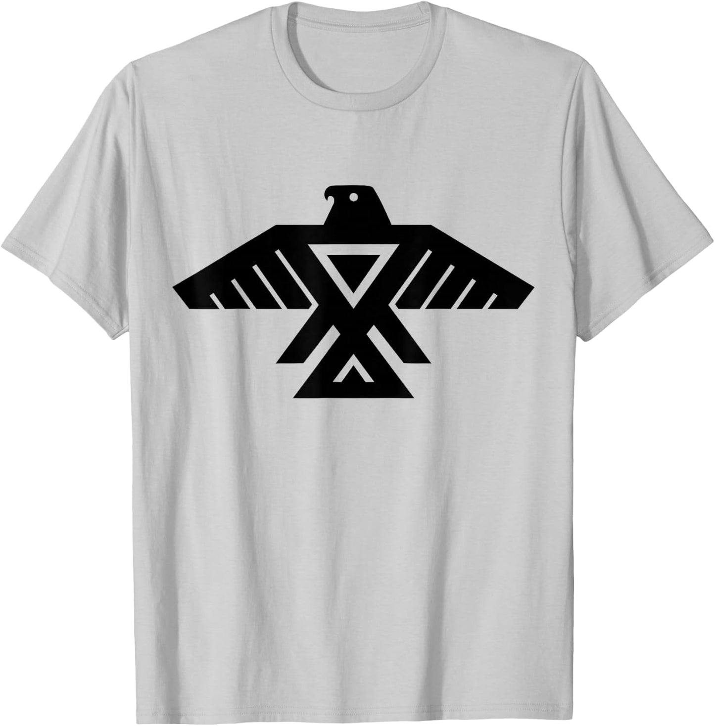 Flags and Symbols Anishinaabe Native American Thunderbird Symbol T-Shirt - T-Shirt | Ash