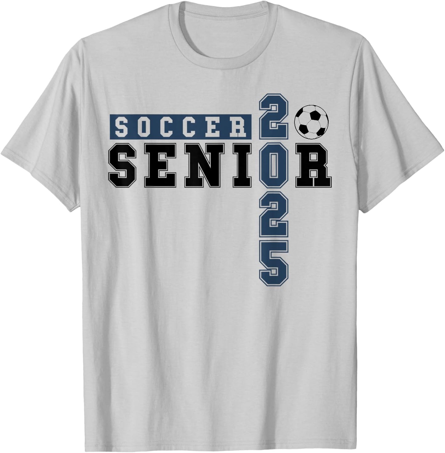 Soccer Senior Night Soccer Senior 2025 Graduation 28 T-Shirt - T-Shirt | Ash