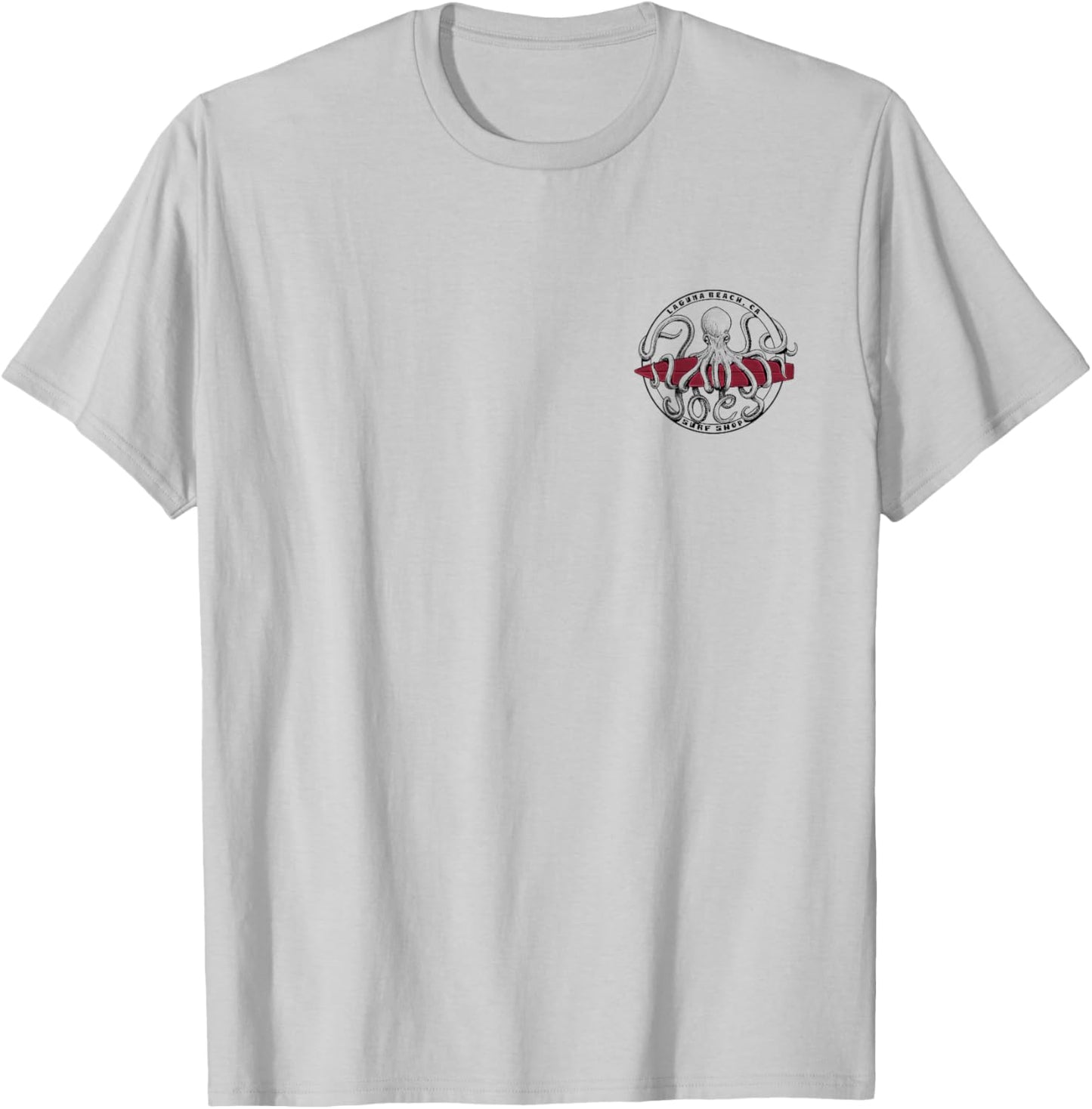 Joe's Surf Surfing Octopus Logo Graphic T-Shirt - T-Shirt | Ash