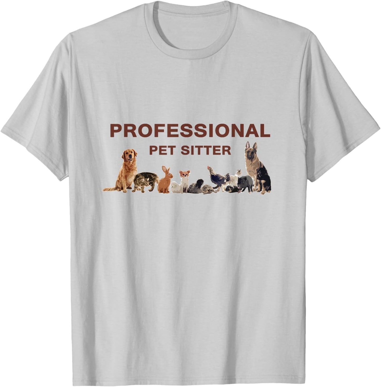 Professional Pet Sitter for Pet Sitting T-Shirt - T-Shirt | Ash