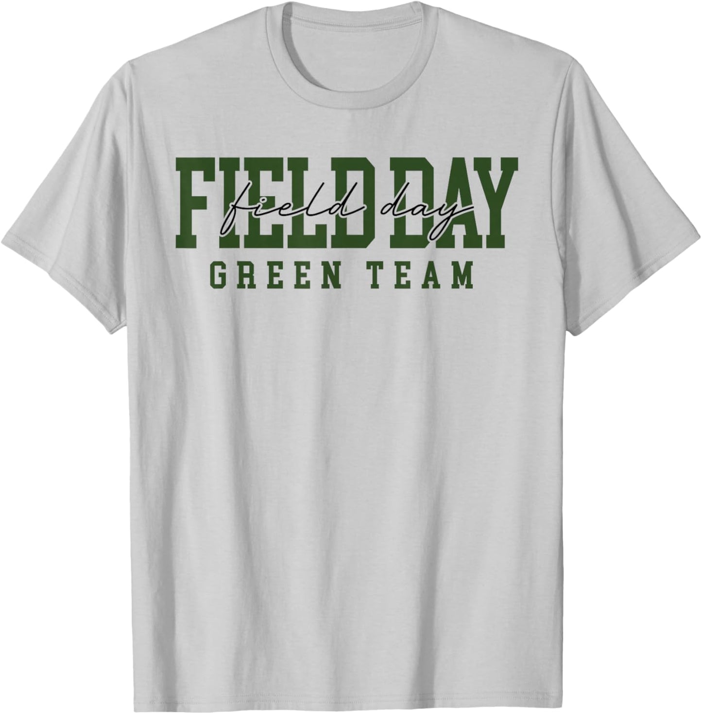 Green Team Field Day 2026 Let The Games Begin Teacher Kids T-Shirt - T-Shirt | Ash
