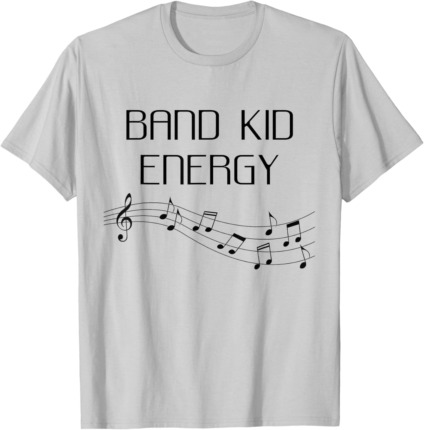 Band Kid Energy Funny School Band T-Shirt - T-Shirt | Ash