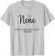 Nene Like A Grandma Only Cooler Heart Mother's Day Nene T-Shirt - T-Shirt | Ash