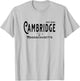 Vintage Merch MA Souvenir Visit Cambridge Massachusetts T-Shirt - T-Shirt | Ash