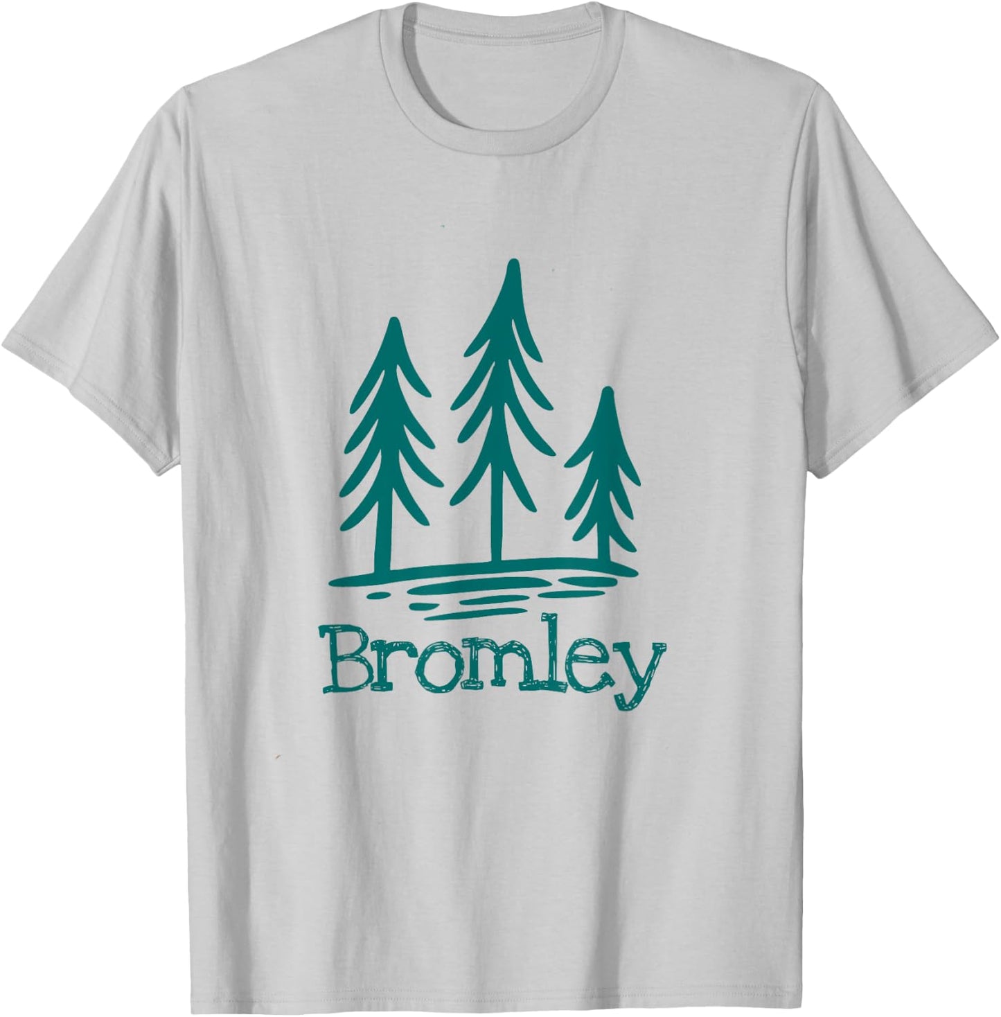 Bromley Mountain Vermont Rustic Trees Woods Forest Camping T-Shirt - T-Shirt | Ash