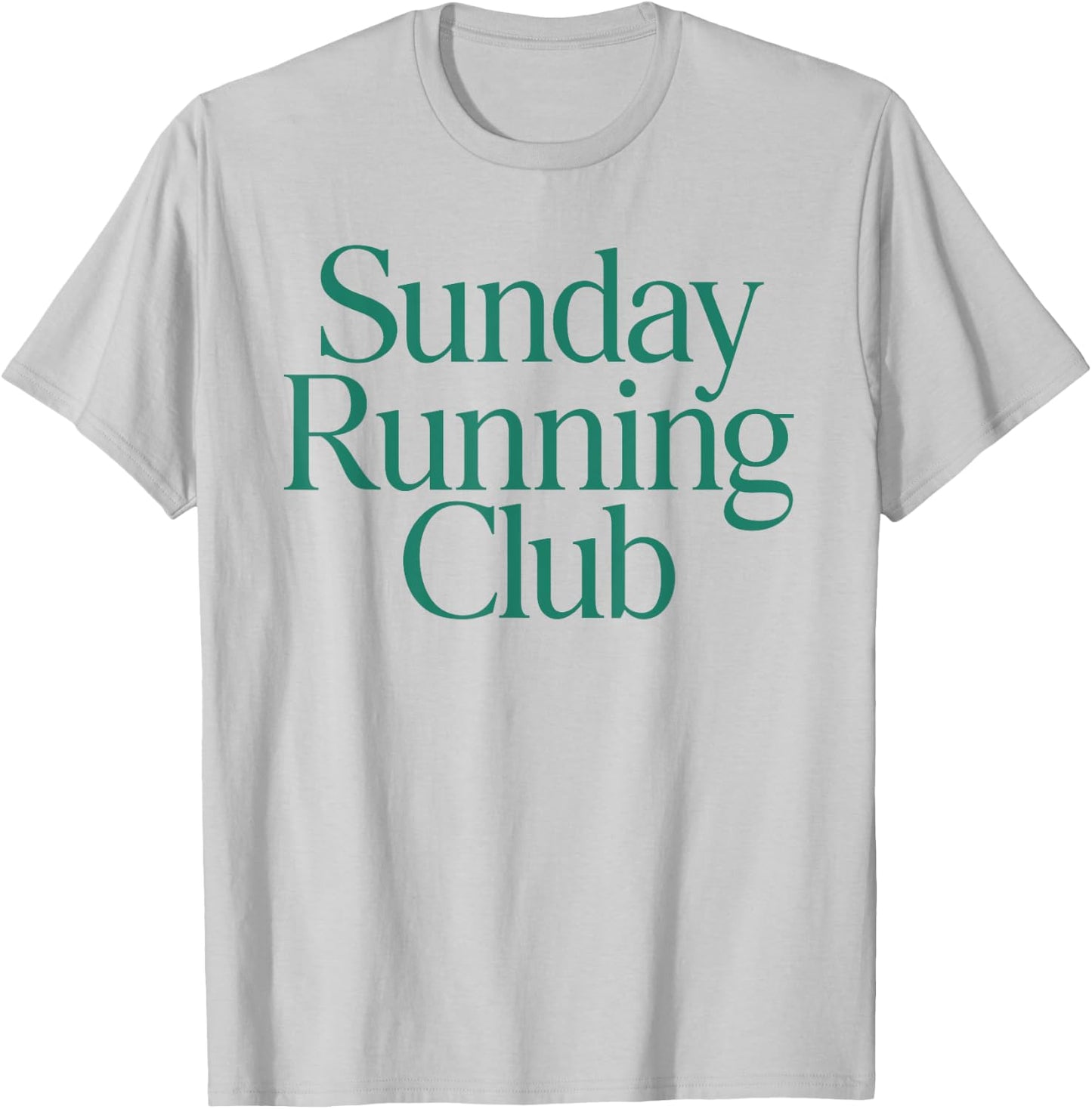 SUNDAY RUNNING CLUB X Jogger Jogging Runner Fitness Gym T-Shirt - T-Shirt | Ash