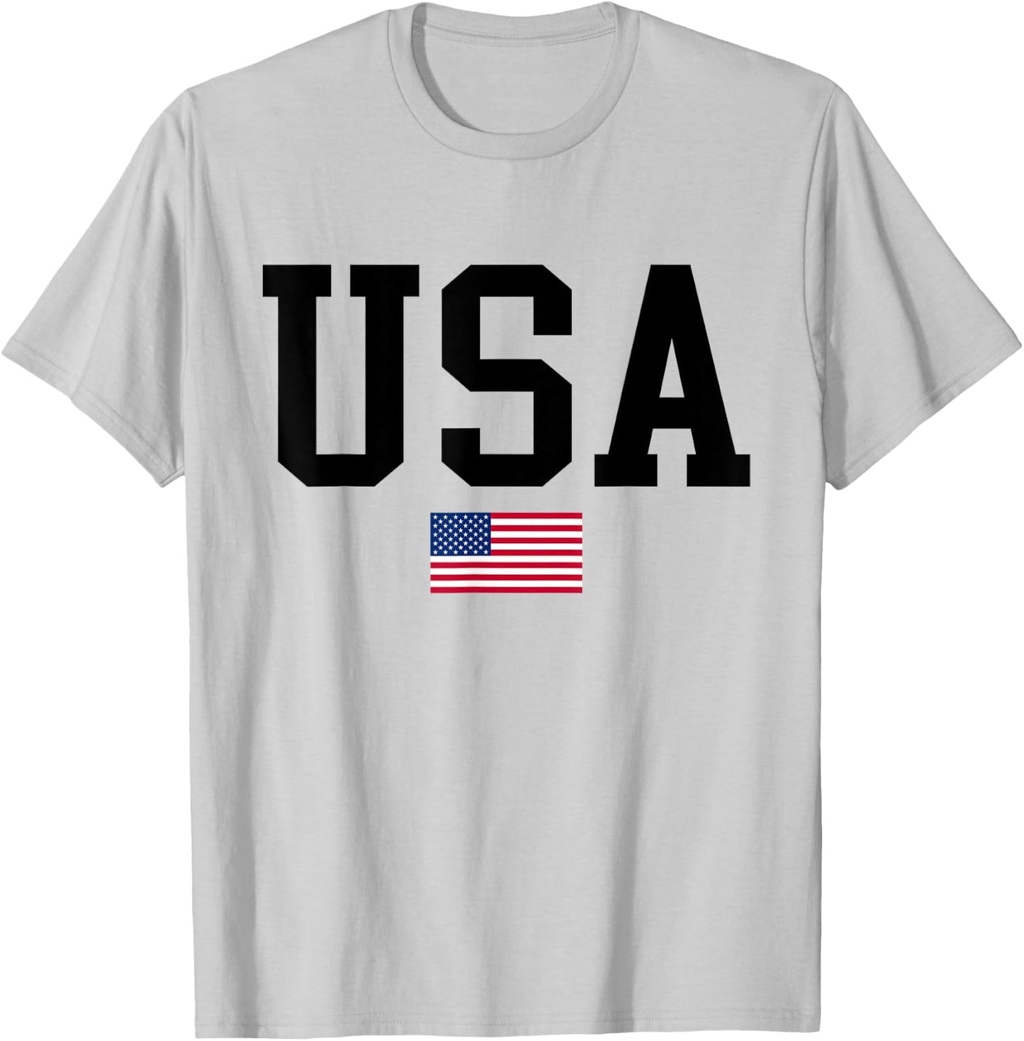American Flag Independence Day, USA Women Men Kids T-Shirt - T-Shirt | Ash
