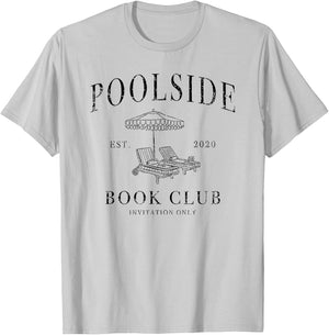 Poolside Book Club T-Shirt - T-Shirt | Ash