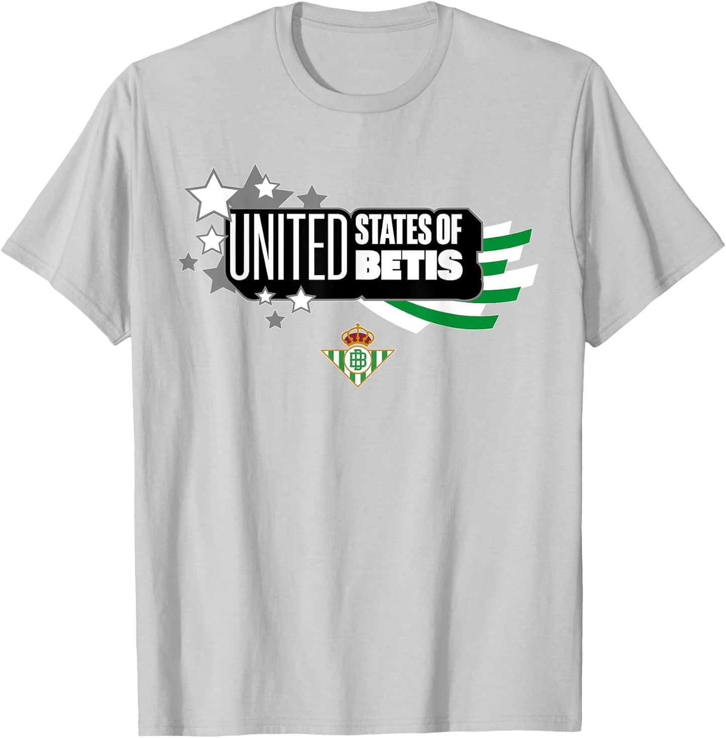 Real Betis sports exclusive collection. T-Shirt - T-Shirt | Ash