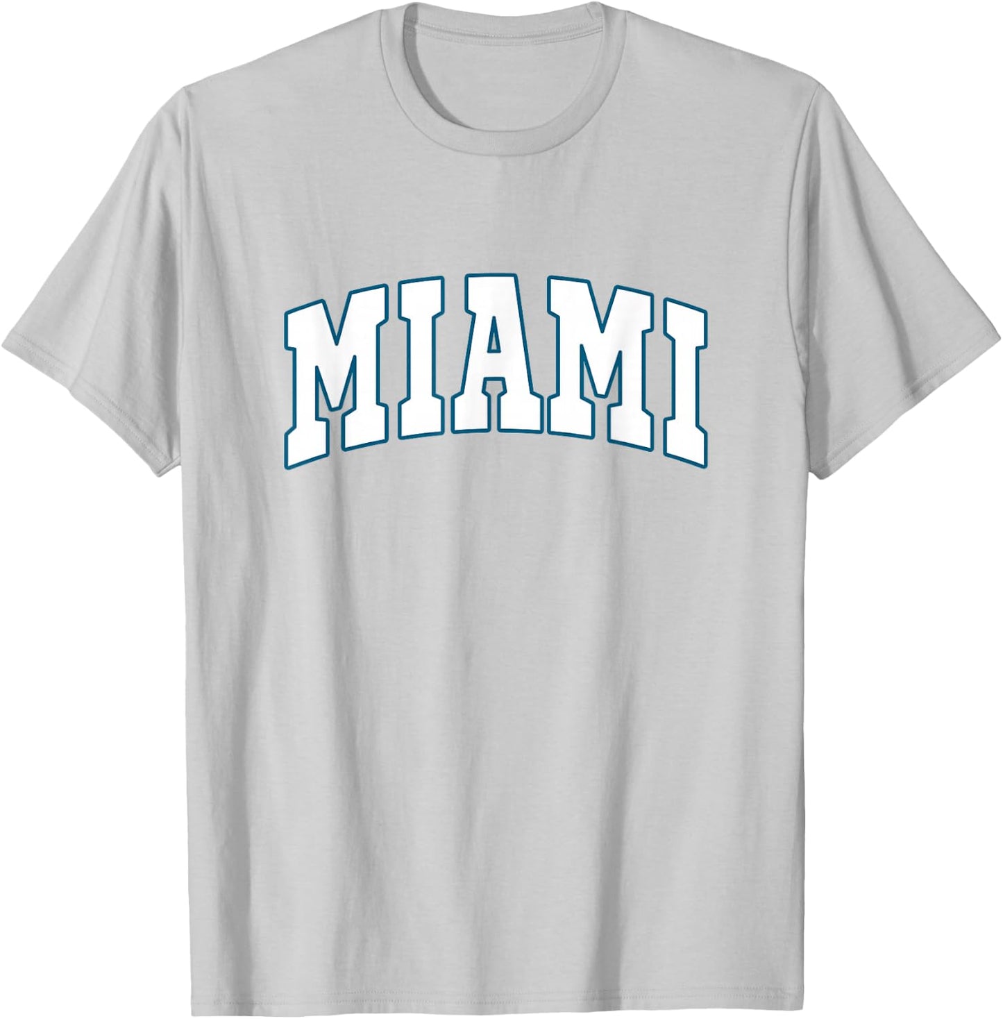 MIAMI - Throwback Design - Classic T-Shirt - T-Shirt | Ash