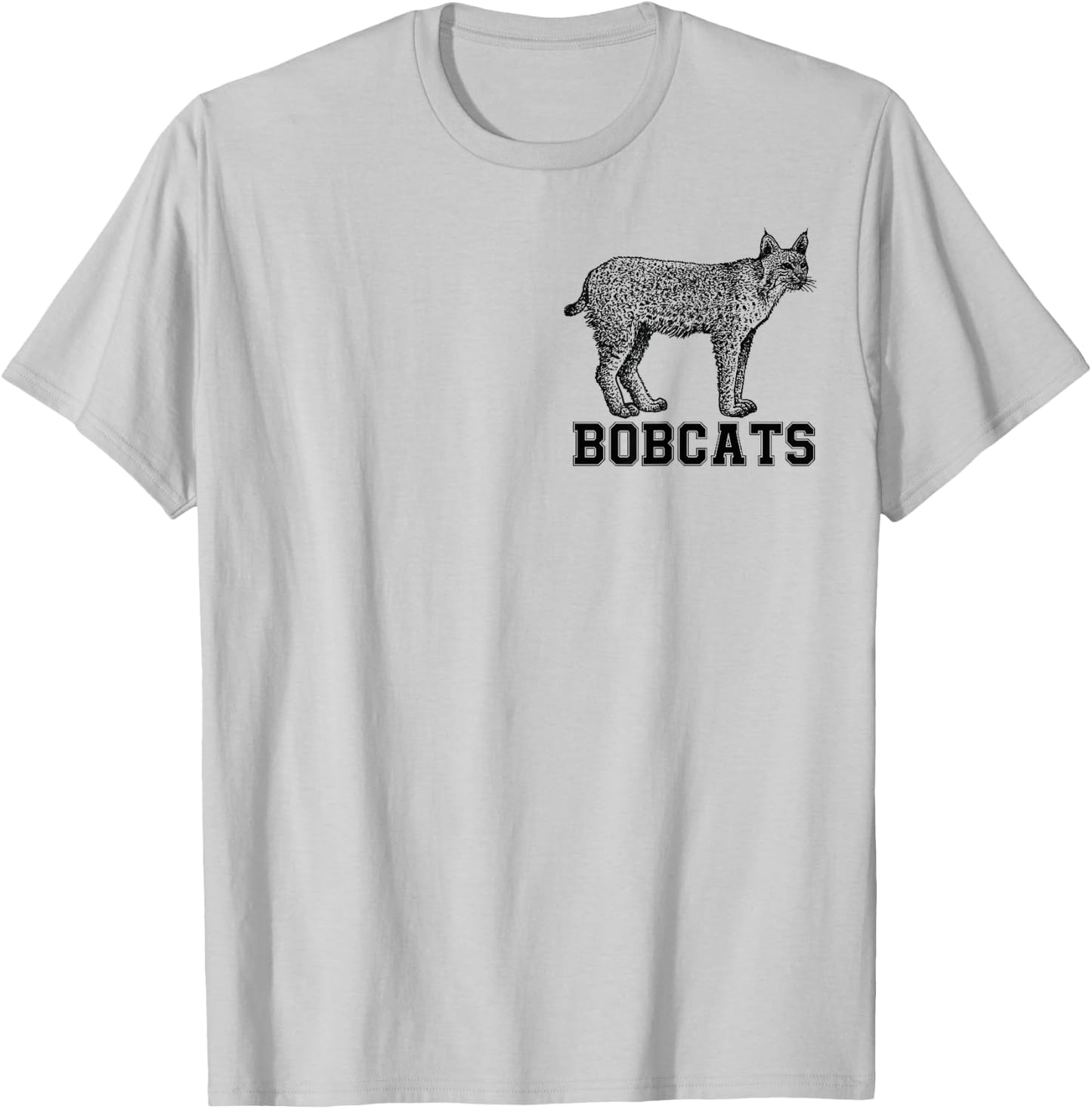 cute Wildlife Bobcat Shirt Sprit Animal Youth Toddler Girls T-Shirt - T-Shirt | Ash