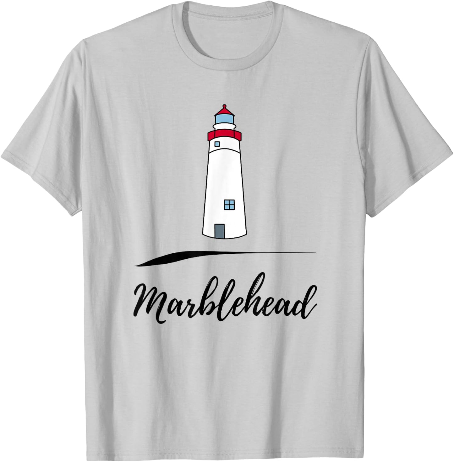 Marblehead lighthouse T-Shirt - T-Shirt | Ash