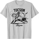 Tucson Arizona Rodeo Bull Rider Steer Wrangler Cowboy T-Shirt - T-Shirt | Ash