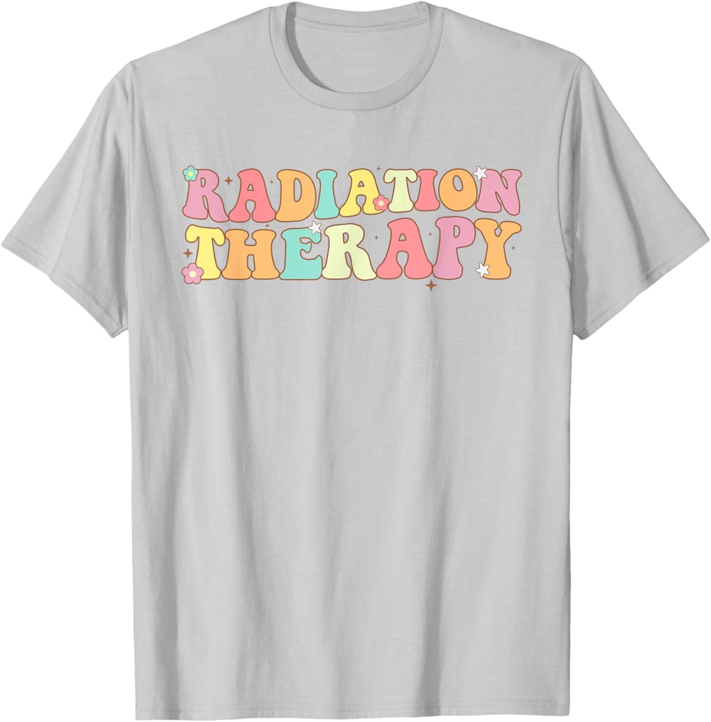 Groovy Radiation Therapist Radiation Therapy Men T-Shirt - T-Shirt | Ash