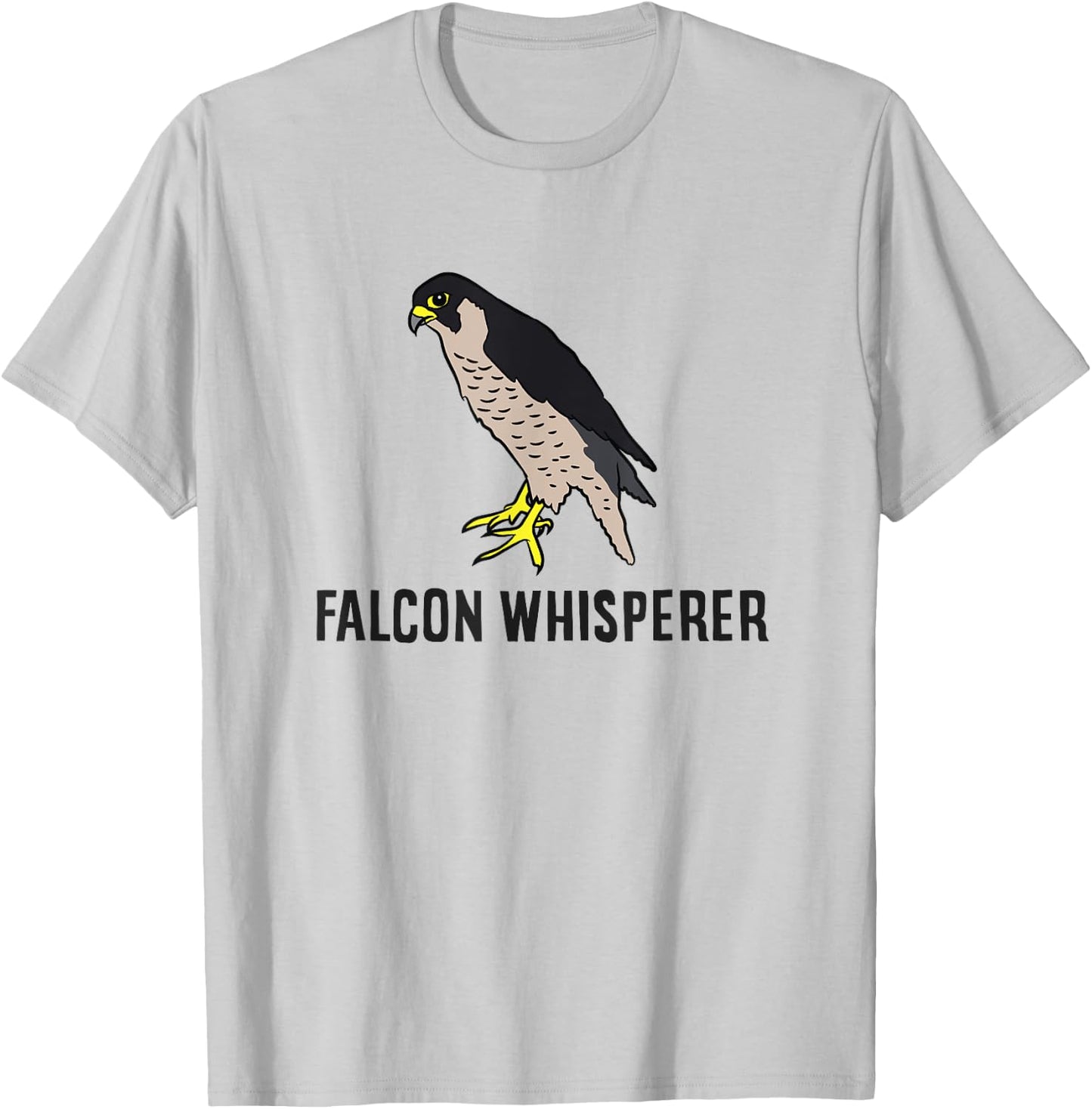 Peregrine Falcon Whisperer T-Shirt - T-Shirt | Ash