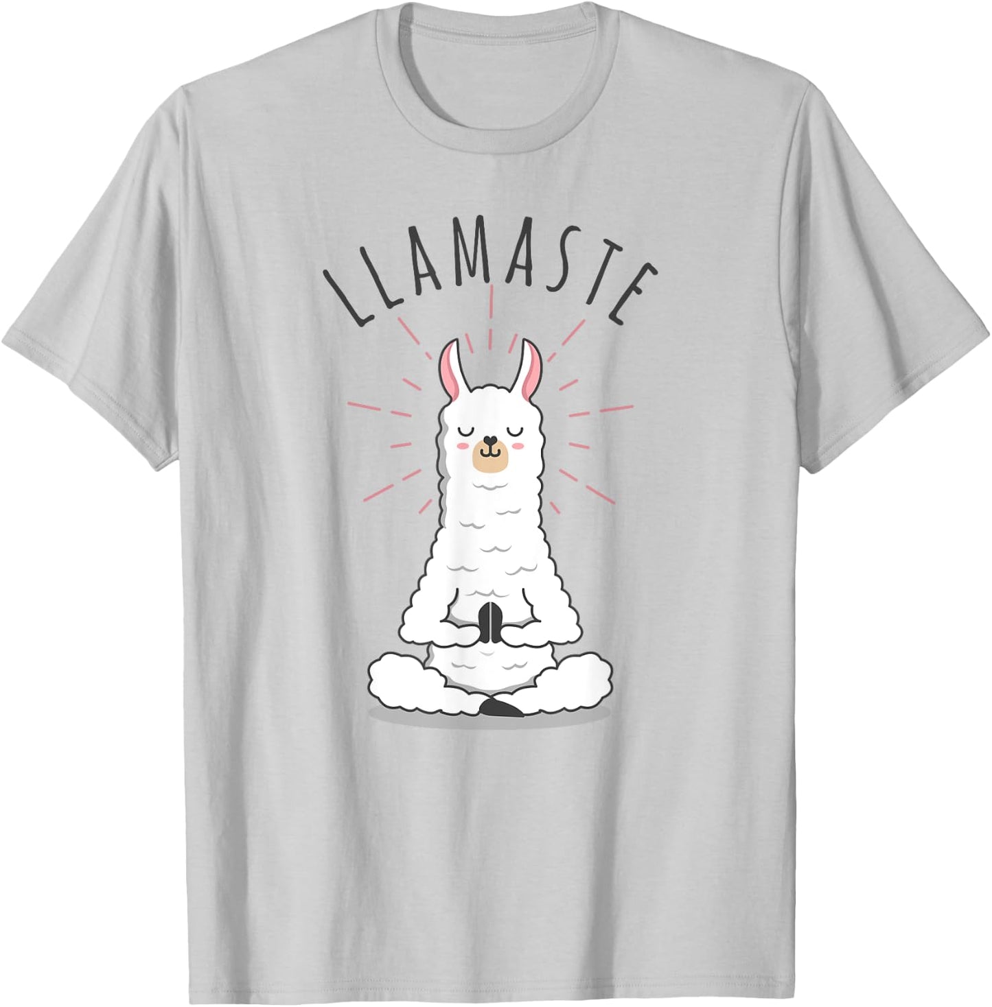 Llamaste Llama Yoga Yogi Cute Love T-Shirt - T-Shirt | Ash