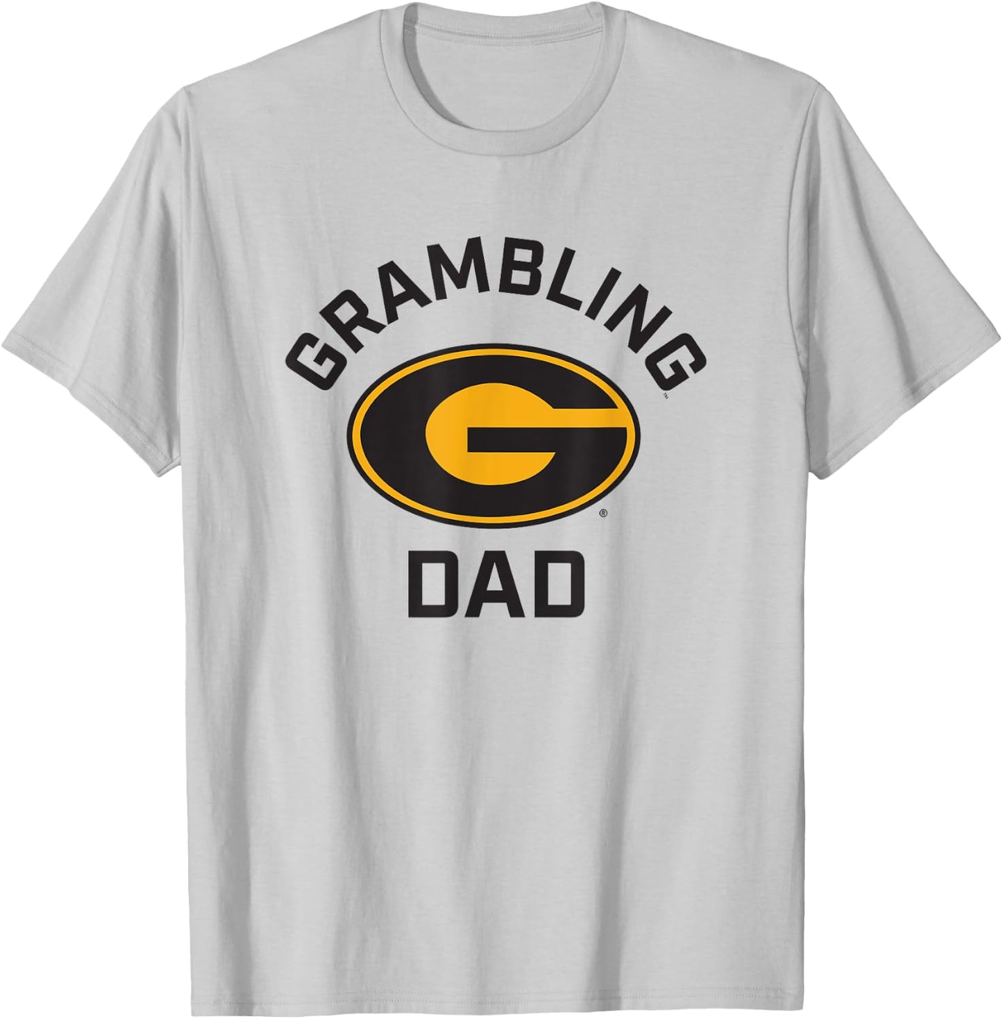 Grambling State University GSU Tigers Arched Dad T-Shirt - T-Shirt | Ash