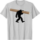 Bigfoot Caber Toss Highland Games Sasquatch T-Shirt - T-Shirt | Ash